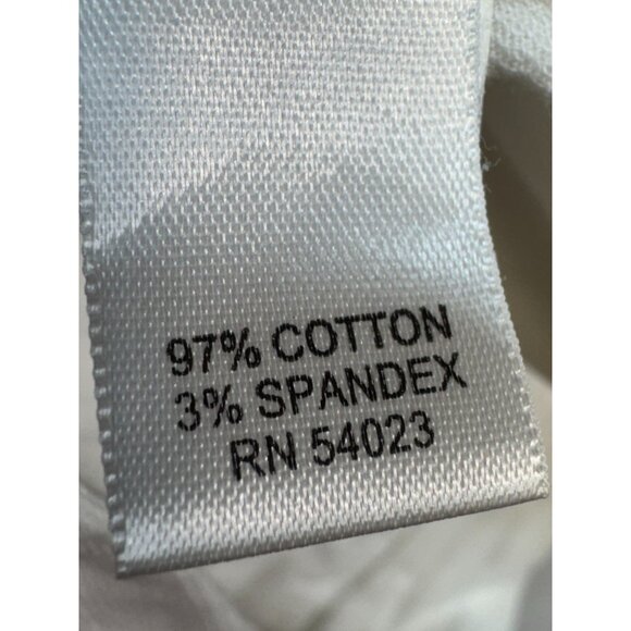 Banana Republic Womens Martin Fit Chino Shorts Size 2 White Summer Casual Pocket - Picture 3 of 12